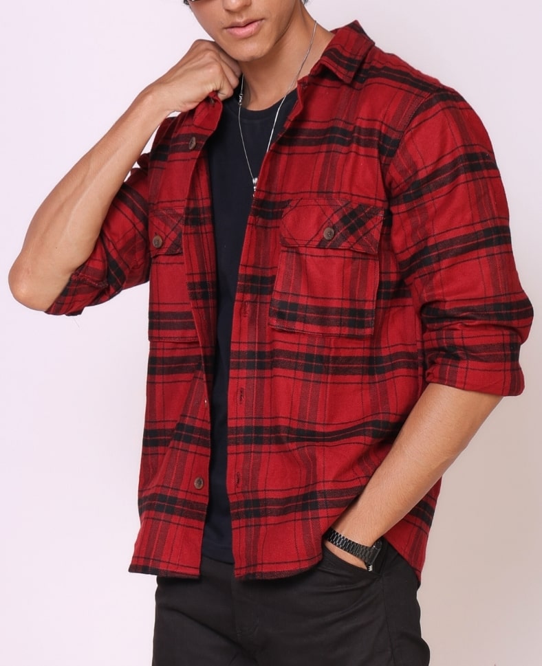 Flannel  Checked Shirt