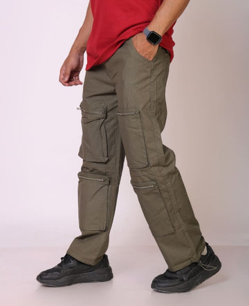 Utility Zipper Cargo Jogger